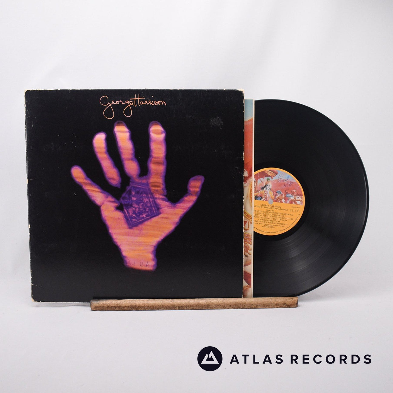 George Harrison Living In The Material World LP Vinyl Record - Front Cover & Record
