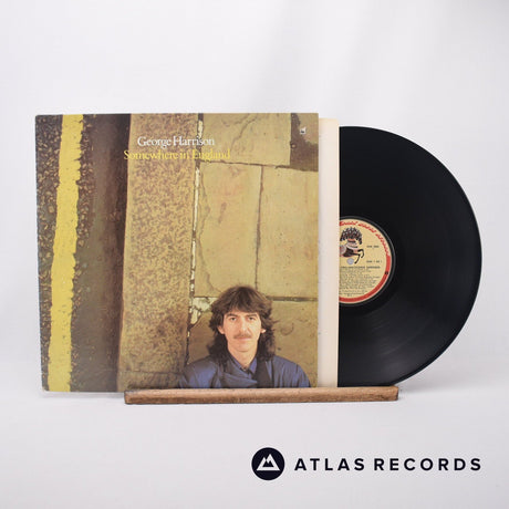 George Harrison Somewhere In England LP Vinyl Record - Front Cover & Record