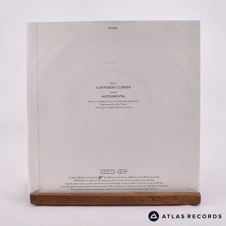 George Michael - A Different Corner - 7" Vinyl Record - EX/VG+
