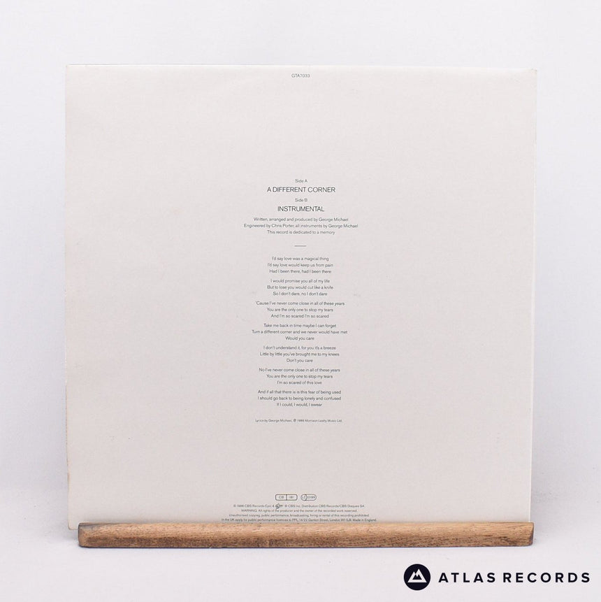 George Michael - A Different Corner - 12" Vinyl Record - VG+/VG+