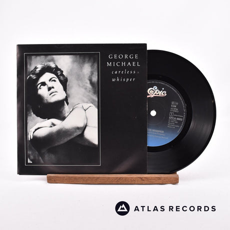George Michael Careless Whisper 7" Vinyl Record - Front Cover & Record