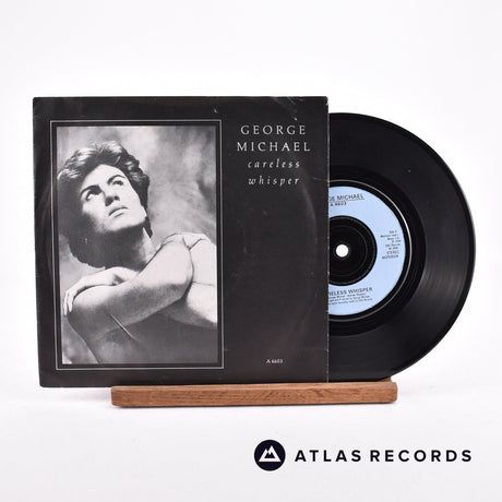 George Michael Careless Whisper 7" Vinyl Record - Front Cover & Record