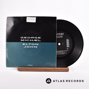 George Michael Don't Let The Sun Go Down On Me 7" Vinyl Record - Front Cover & Record