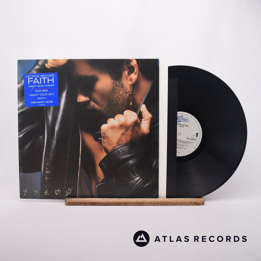 George Michael Faith LP Vinyl Record - Front Cover & Record