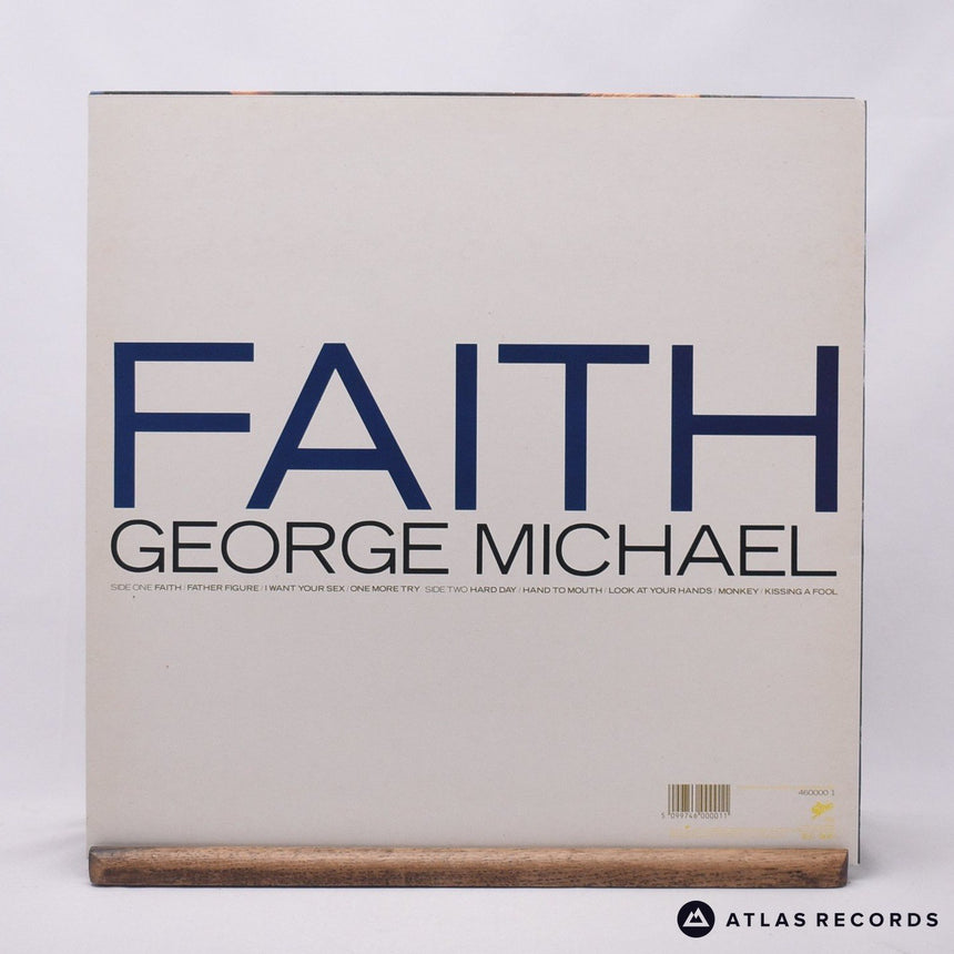 George Michael - Faith - Lyric Sheet A-7 B-7 LP Vinyl Record - EX/EX