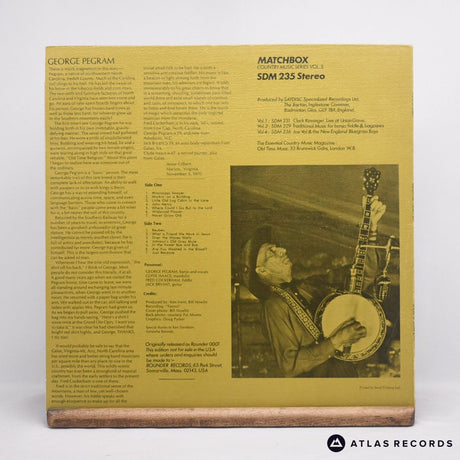 George Pegram - George Pegram - Textured Sleeve A B LP Vinyl Record - EX/EX