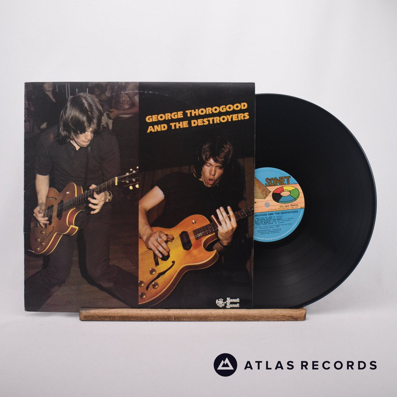 George Thorogood & The Destroyers George Thorogood And The Destroyers LP Vinyl Record - Front Cover & Record