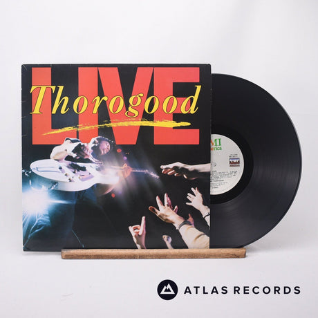 George Thorogood & The Destroyers Live LP Vinyl Record - Front Cover & Record