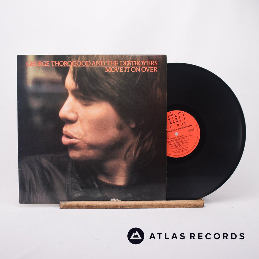George Thorogood & The Destroyers Move It On Over LP Vinyl Record - Front Cover & Record