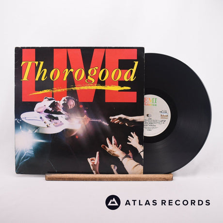 George Thorogood & The Destroyers Thorogood Live LP Vinyl Record - Front Cover & Record