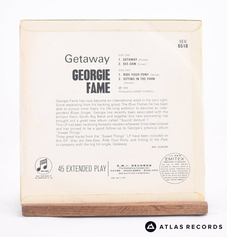 Georgie Fame - Getaway - 7" EP Vinyl Record - EX/VG+