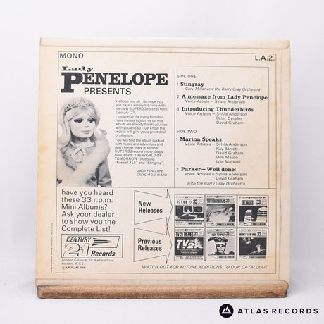 Gerry Anderson - Lady Penelope Presents - Mono A-1 B-1 LP Vinyl Record - VG+/VG+