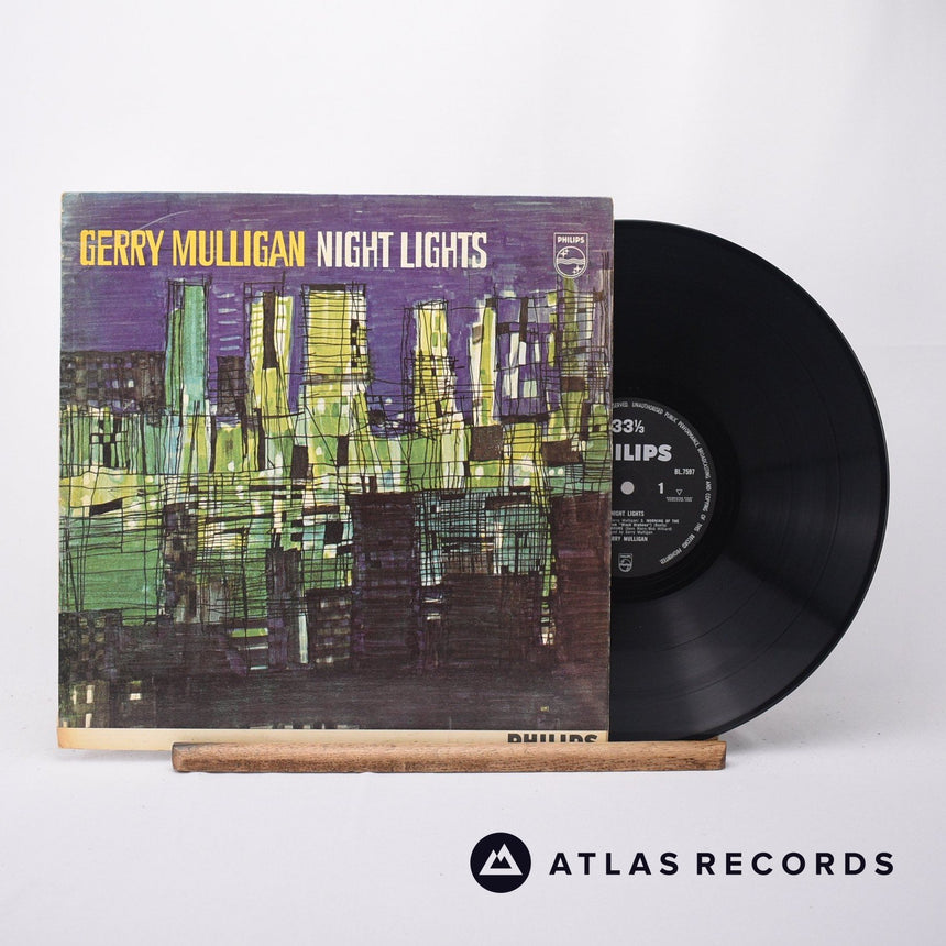Gerry Mulligan - Night Lights - 1L 2L LP Vinyl Record - VG+/VG+