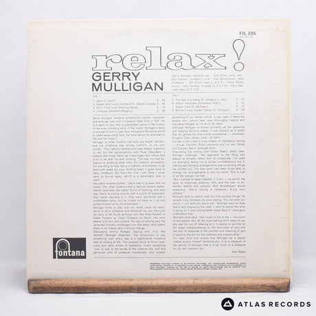 Gerry Mulligan - Relax! - LP Vinyl Record - EX/EX