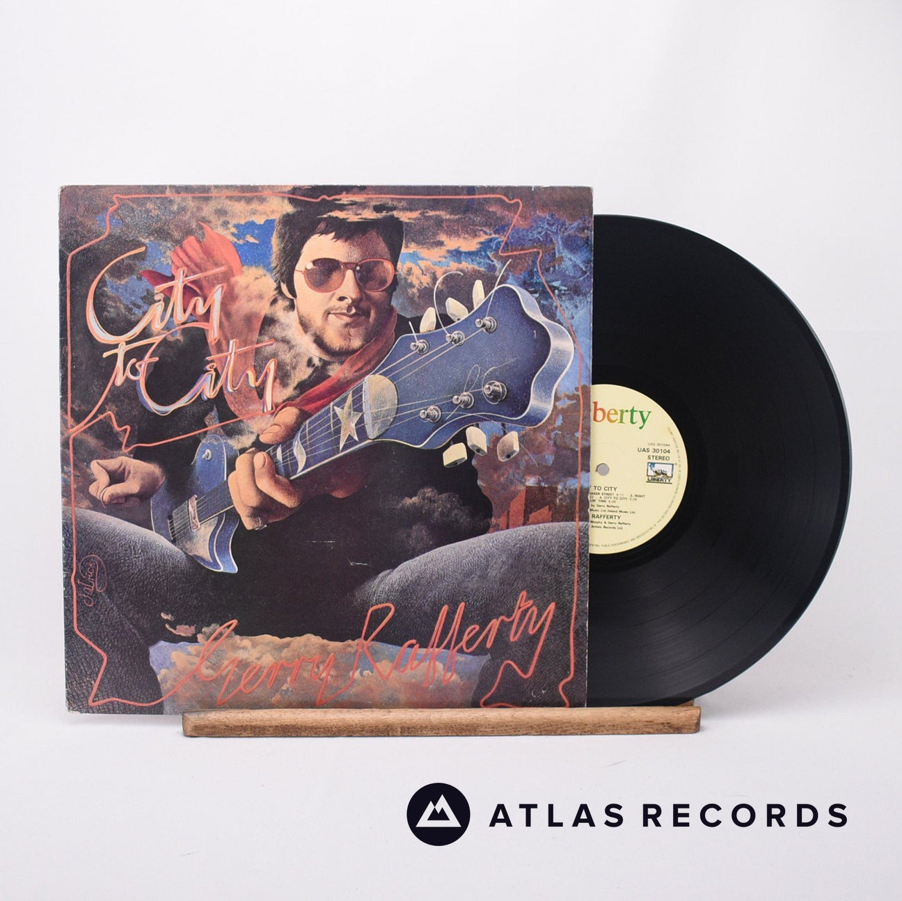 Gerry Rafferty City To City LP Vinyl Record - Front Cover & Record