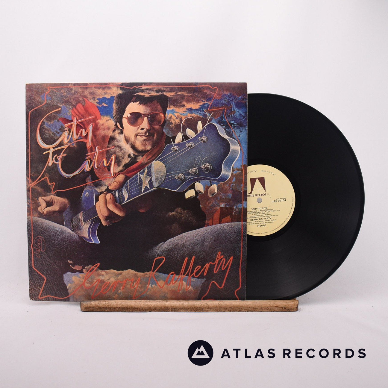 Gerry Rafferty City To City LP Vinyl Record - Front Cover & Record