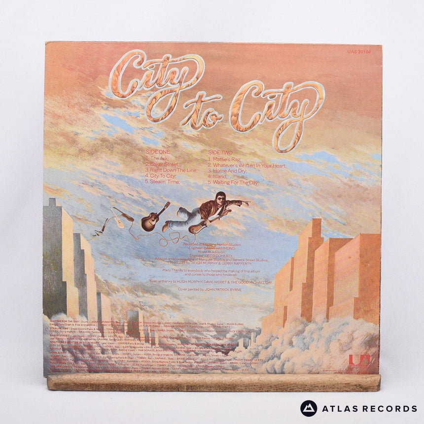 Gerry Rafferty - City To City - Porky LP Vinyl Record - EX/EX