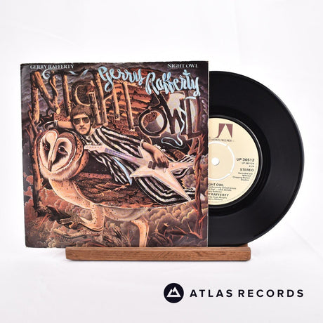 Gerry Rafferty Night Owl 7" Vinyl Record - Front Cover & Record