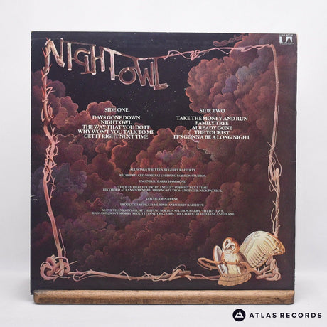 Gerry Rafferty - Night Owl - LP Vinyl Record - EX/EX