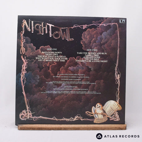 Gerry Rafferty - Night Owl - Bilbo LP Vinyl Record - EX/EX