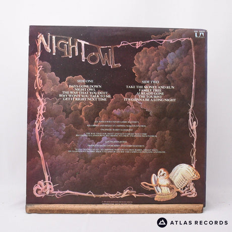 Gerry Rafferty - Night Owl - Italian LP Vinyl Record - EX/EX