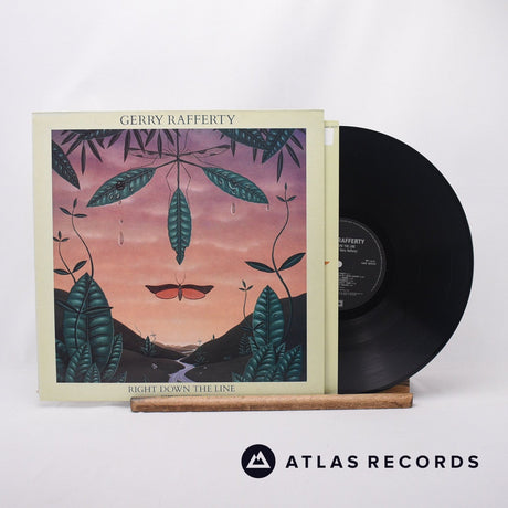 Gerry Rafferty Right Down The Line - The Best Of Gerry Rafferty LP Vinyl Record - Front Cover & Record