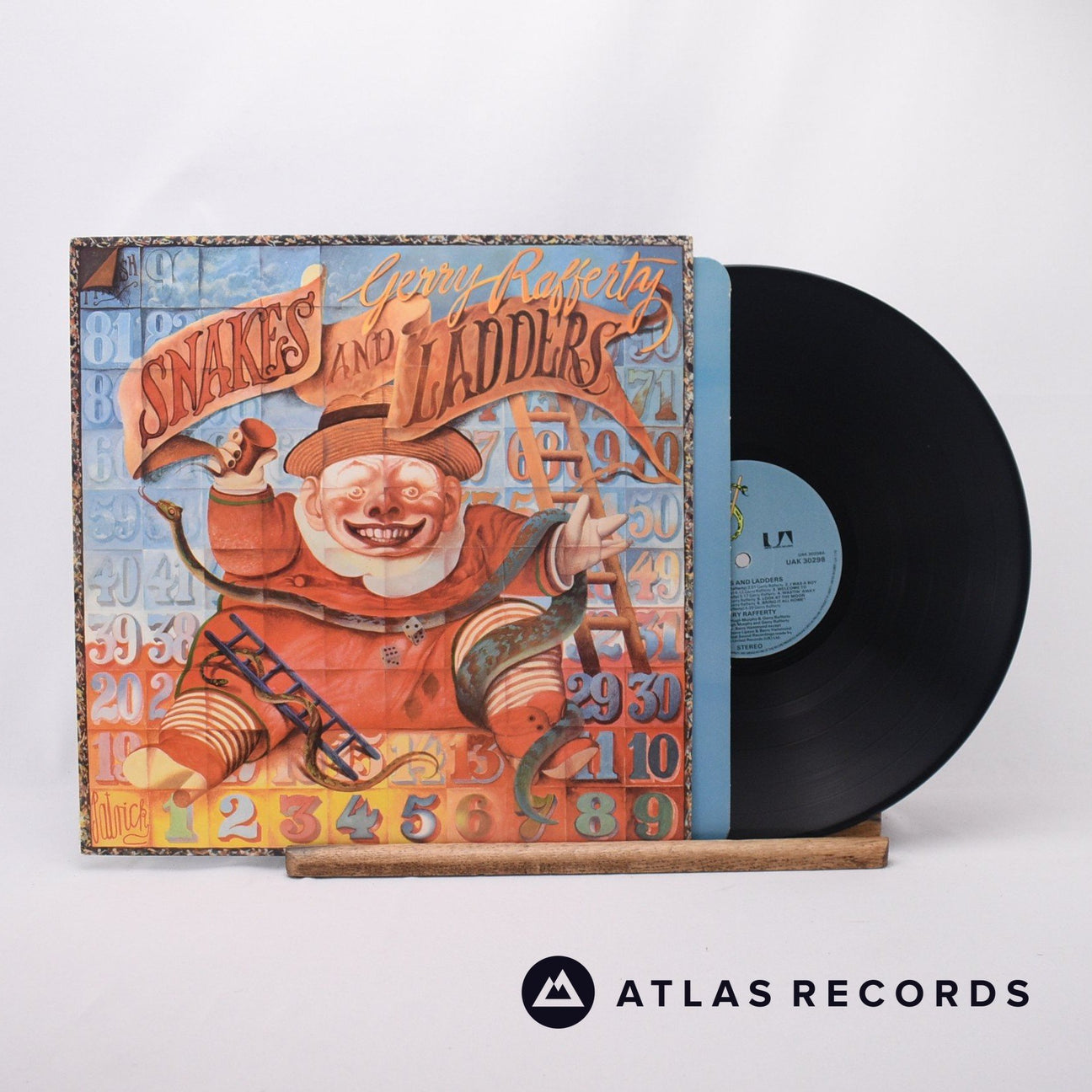 Gerry Rafferty Snakes And Ladders LP Vinyl Record - Front Cover & Record