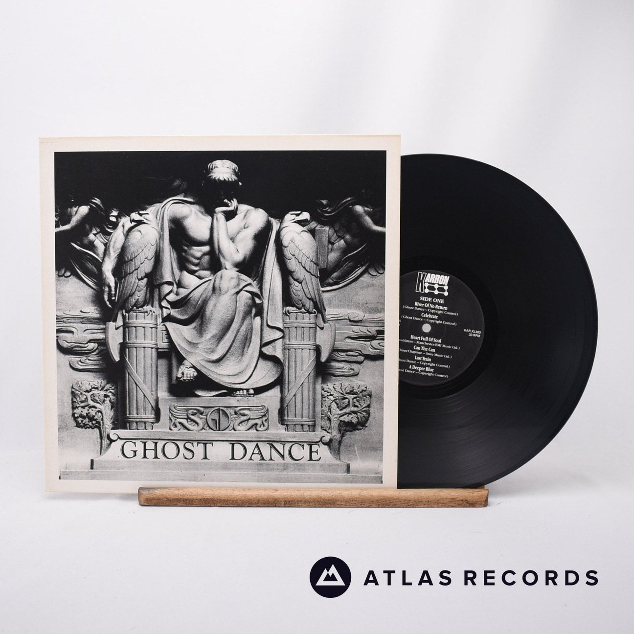 Ghost Dance Gathering Dust LP Vinyl Record - Front Cover & Record