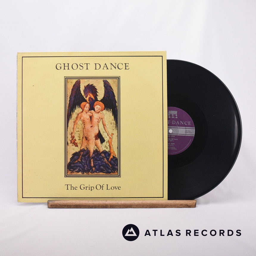 Ghost Dance The Grip Of Love 12" Vinyl Record - Front Cover & Record