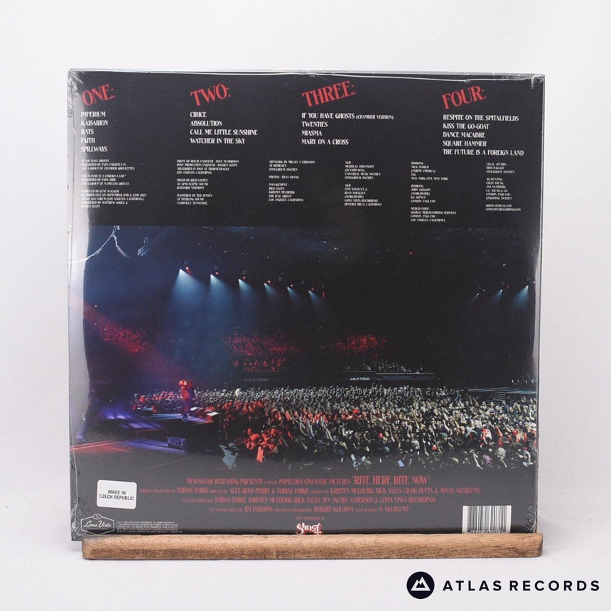 Ghost - Rite Here Rite Now - Booklet Coke Bottle Clear 2 x LP Vinyl Record