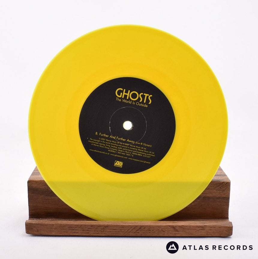 Ghosts - The World Is Outside - Yellow 7" Vinyl Record - NM/NM