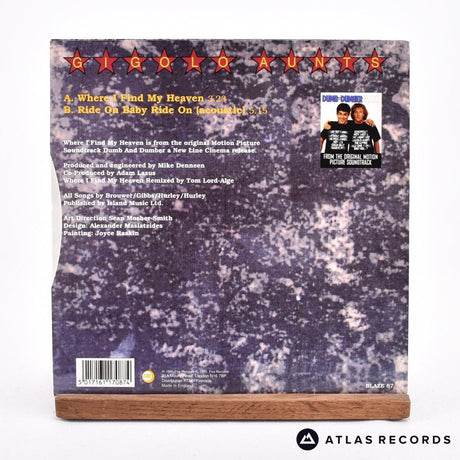 Gigolo Aunts - Where I Find My Heaven - 7" Vinyl Record - EX/EX