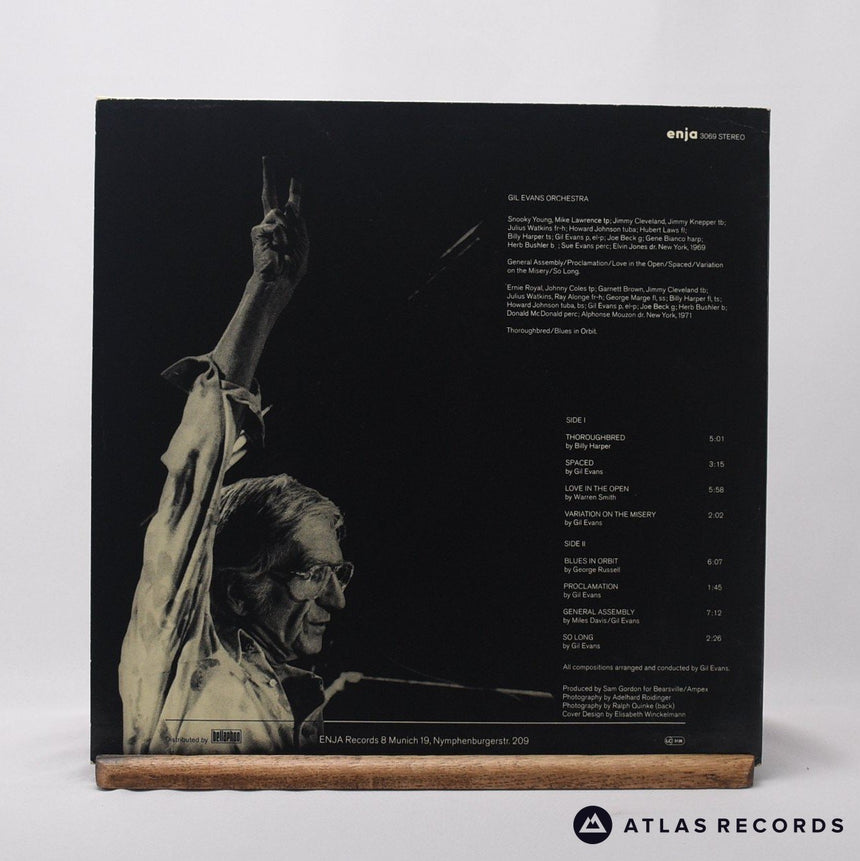 Gil Evans And His Orchestra - Blues In Orbit - Insert LP Vinyl Record - VG+/EX