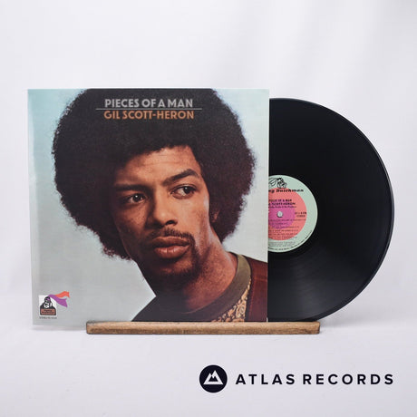 Gil Scott-Heron Pieces Of A Man LP Vinyl Record - Front Cover & Record