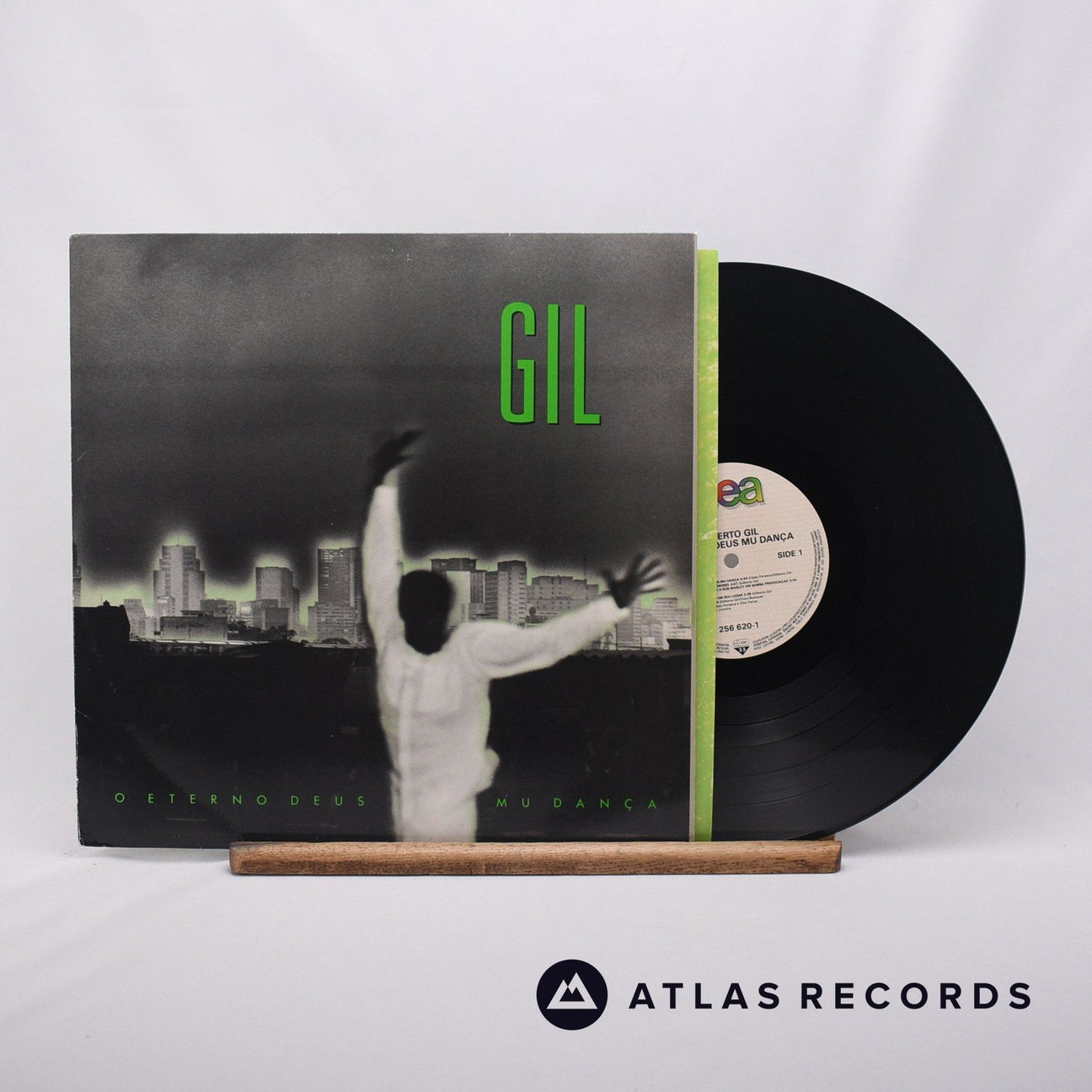 Gilberto Gil O Eterno Deus Mu Dança LP Vinyl Record - Front Cover & Record