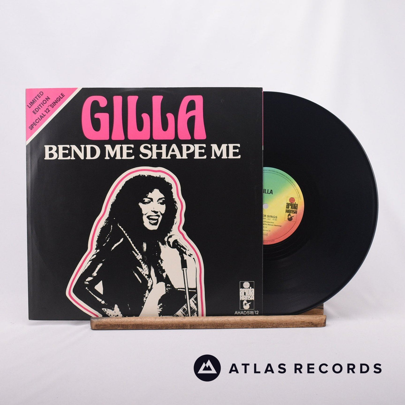Gilla Bend Me, Shape Me 12" Vinyl Record - Front Cover & Record