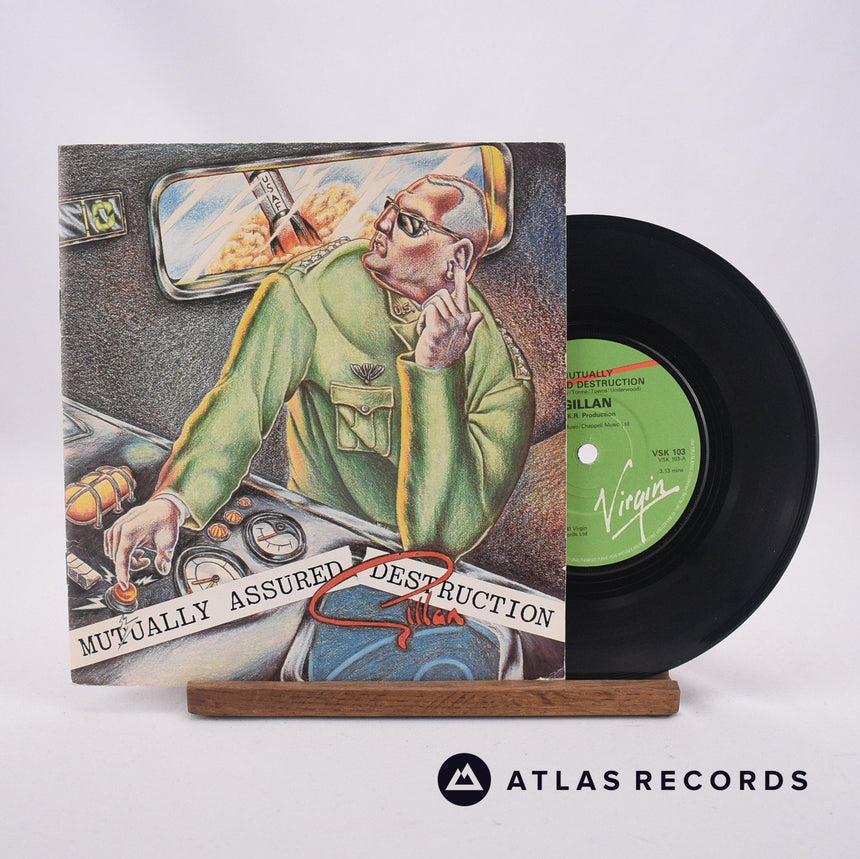 Gillan Mutually Assured Destruction 7" Vinyl Record - Front Cover & Record