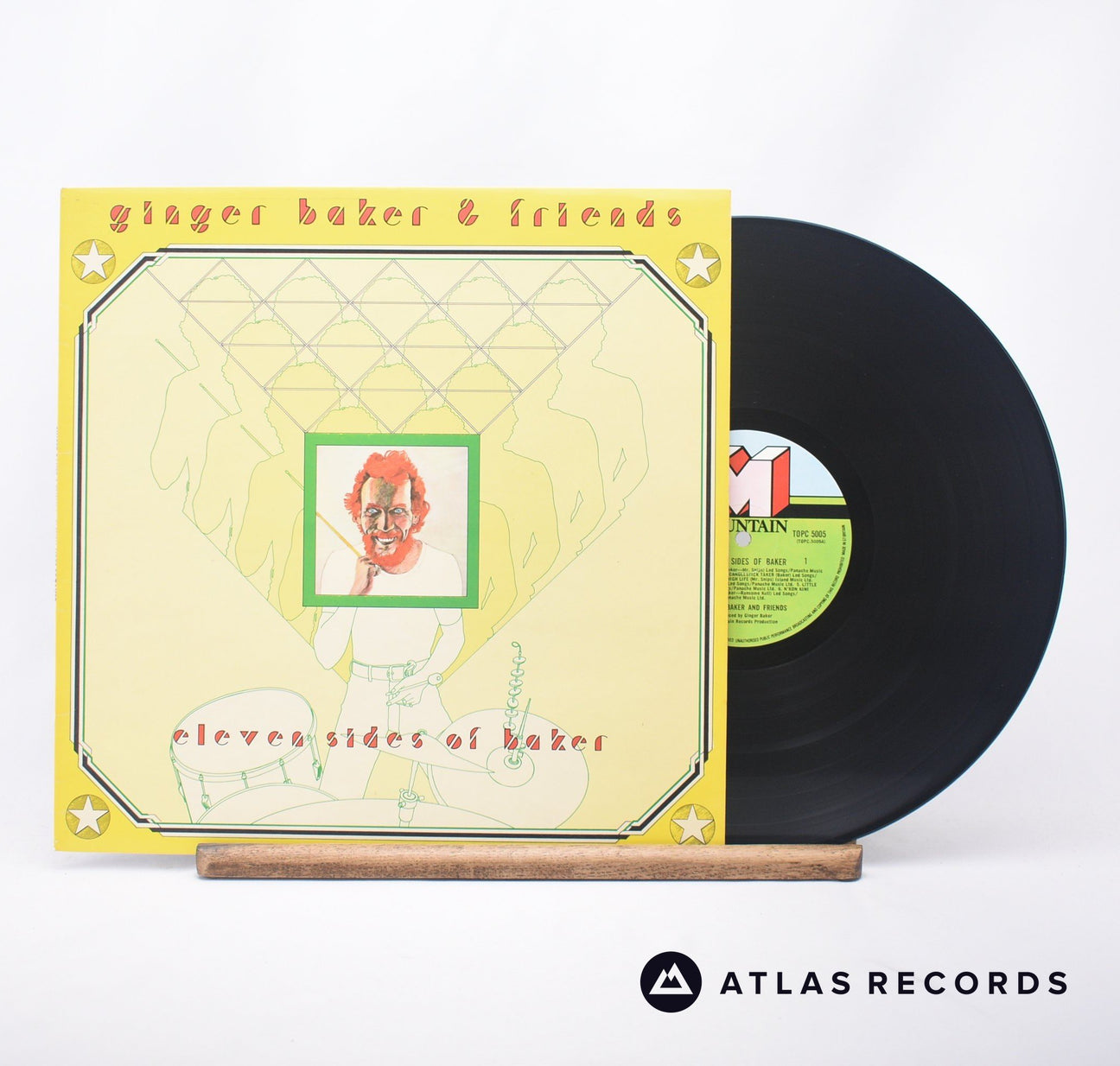 Ginger Baker & Friends Eleven Sides Of Baker LP Vinyl Record - Front Cover & Record