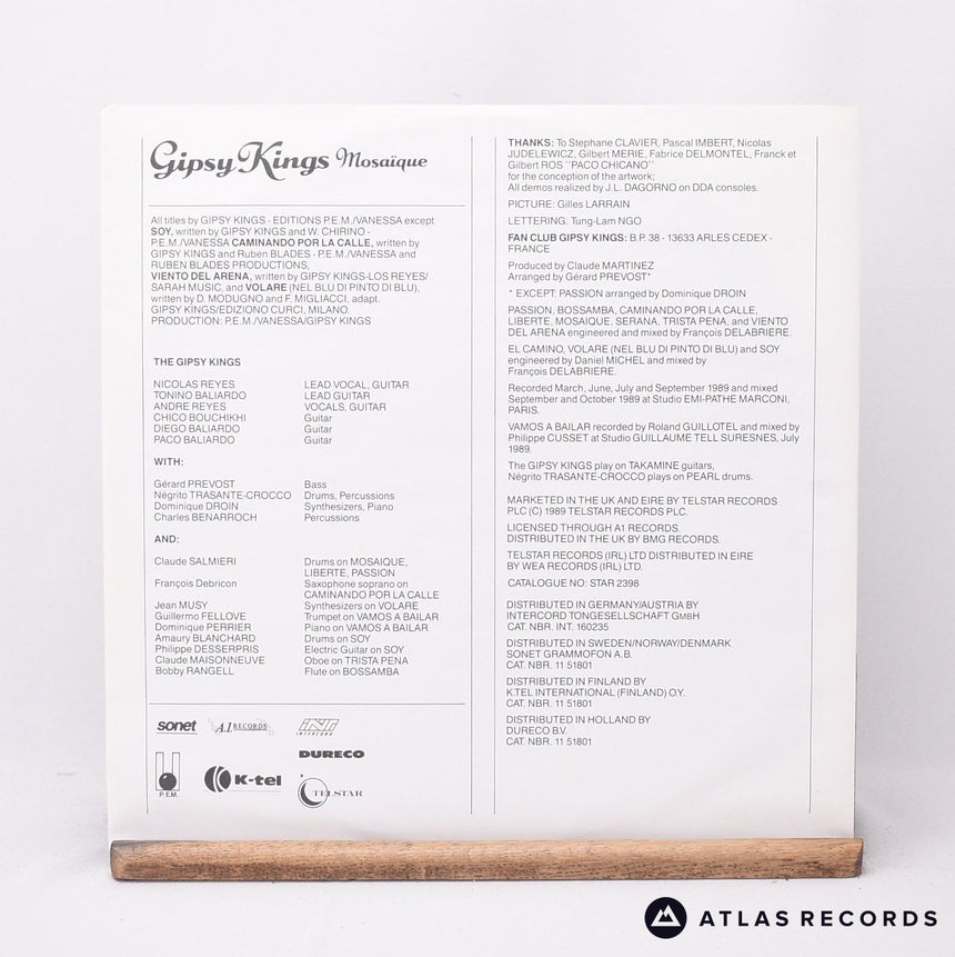 Gipsy Kings - Mosaique - LP Vinyl Record - EX/VG+