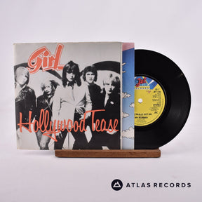 Girl Hollywood Tease 7" Vinyl Record - Front Cover & Record