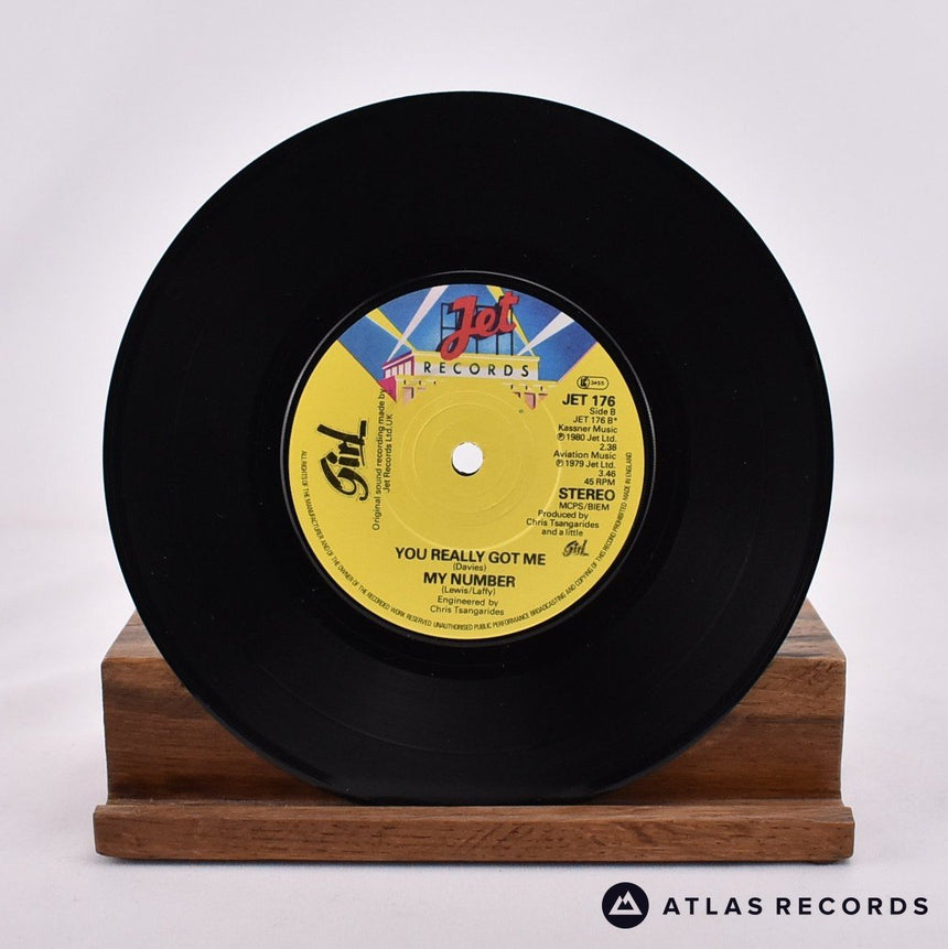 Girl - Hollywood Tease - Poster Sleeve 7" Vinyl Record - VG+/EX
