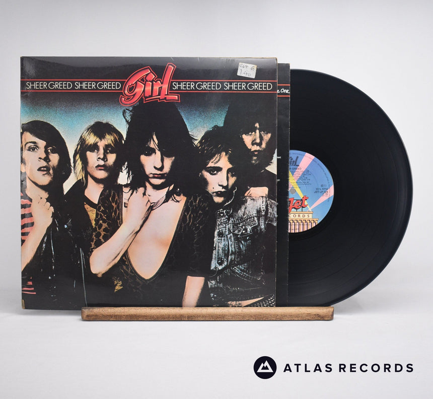 Girl Sheer Greed LP Vinyl Record - Front Cover & Record