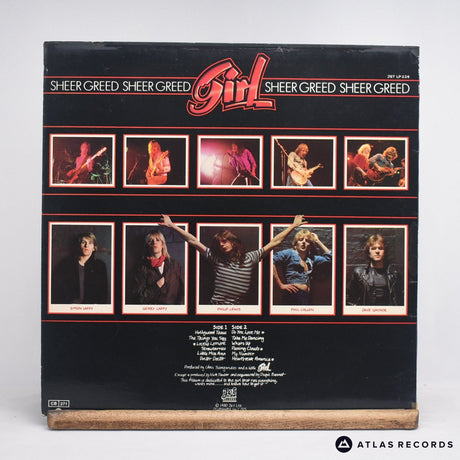 Girl - Sheer Greed - LP Vinyl Record - VG+/VG+