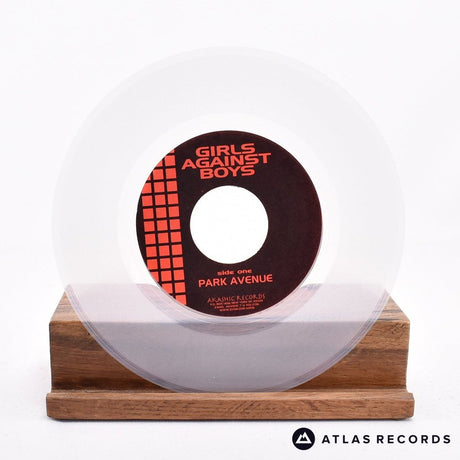 Girls Against Boys - Park Avenue - Clear 7" Vinyl Record - EX/EX