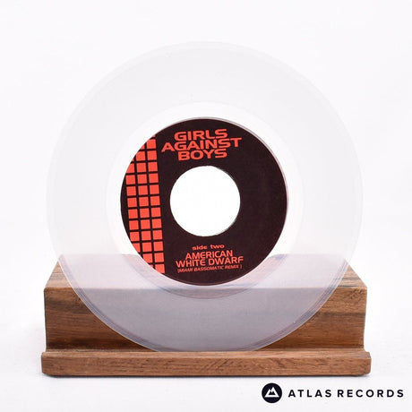 Girls Against Boys - Park Avenue - Clear 7" Vinyl Record - EX/EX
