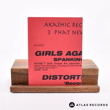 Girls Against Boys - Park Avenue - Clear 7" Vinyl Record - EX/EX