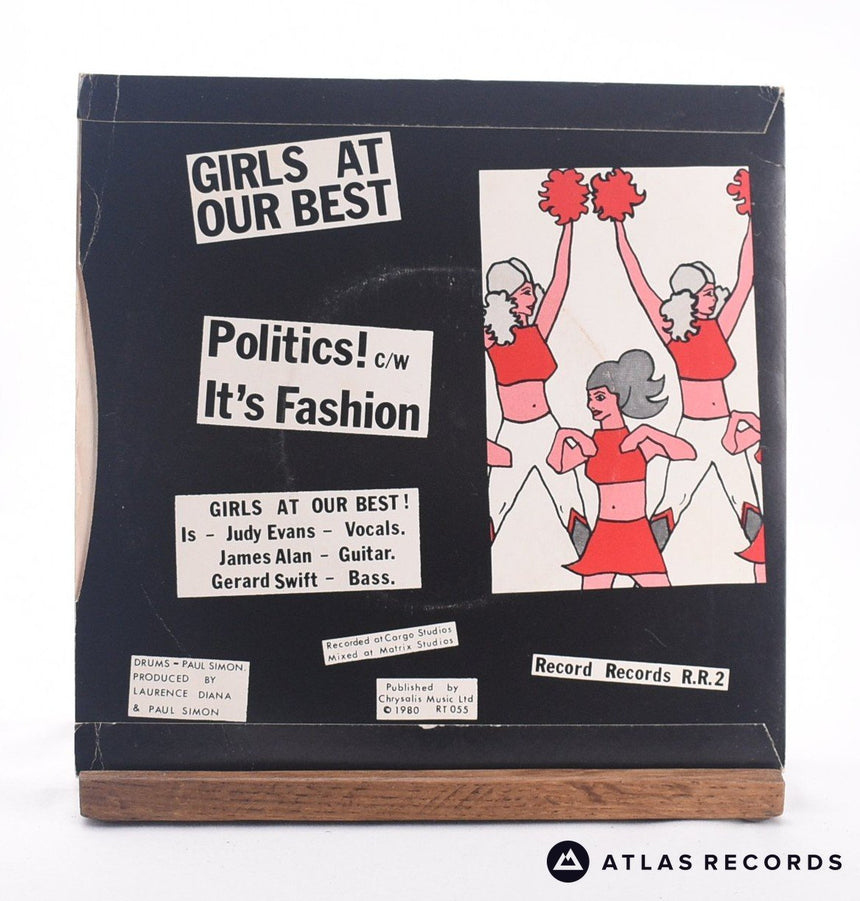 Girls At Our Best - Politics! / It's Fashion - 7" Vinyl Record - VG+/VG+