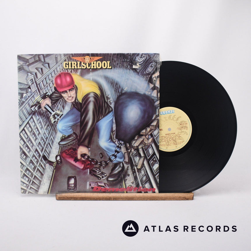 Girlschool Demolition LP Vinyl Record - Front Cover & Record
