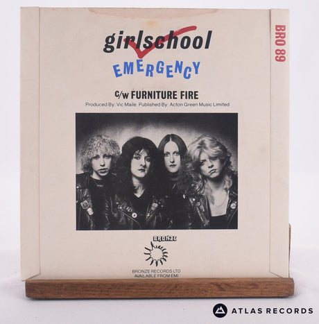 Girlschool - Emergency - 7" Vinyl Record - VG+/VG+