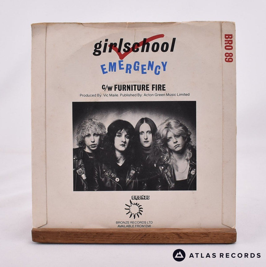 Girlschool - Emergency - 7" Vinyl Record - VG+/EX